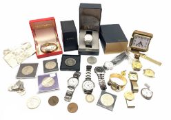 Collection of mostly quartz wristwatches to include Accurist