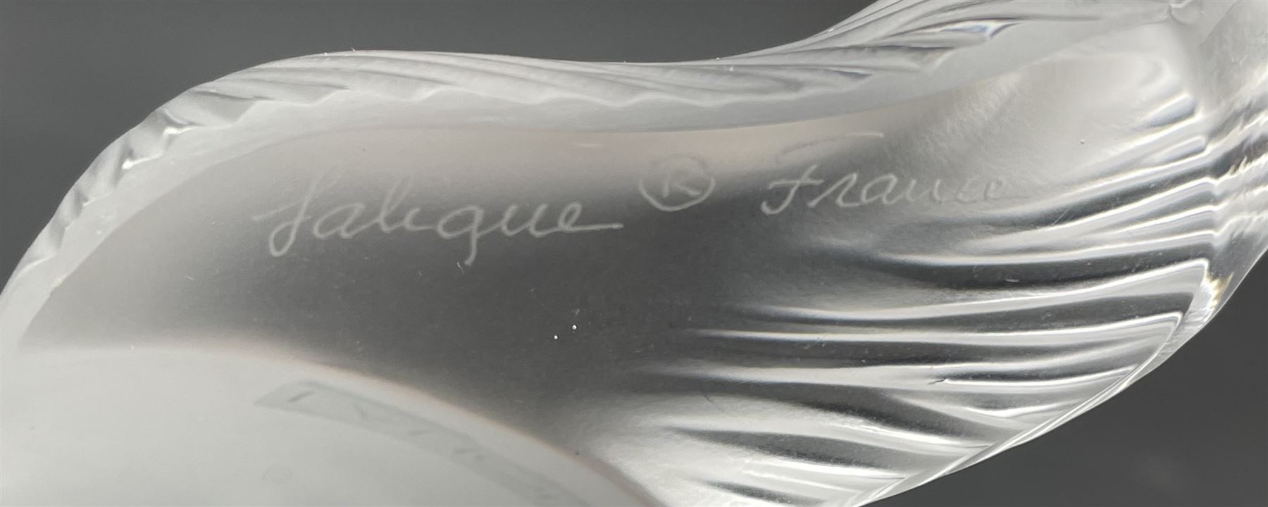 Lalique frosted glass model of a Golden Retriever - Image 3 of 3