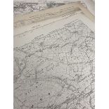 Large collection Ordnance Survey maps of Yorkshire