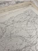 Large collection Ordnance Survey maps of Yorkshire