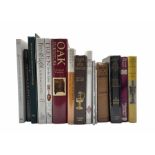 Collection of reference books including Grinling Gibbons and the Art of Carving