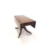 Regency period mahogany drop leaf table