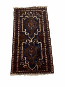 Small Hammadan hand-made ground rug