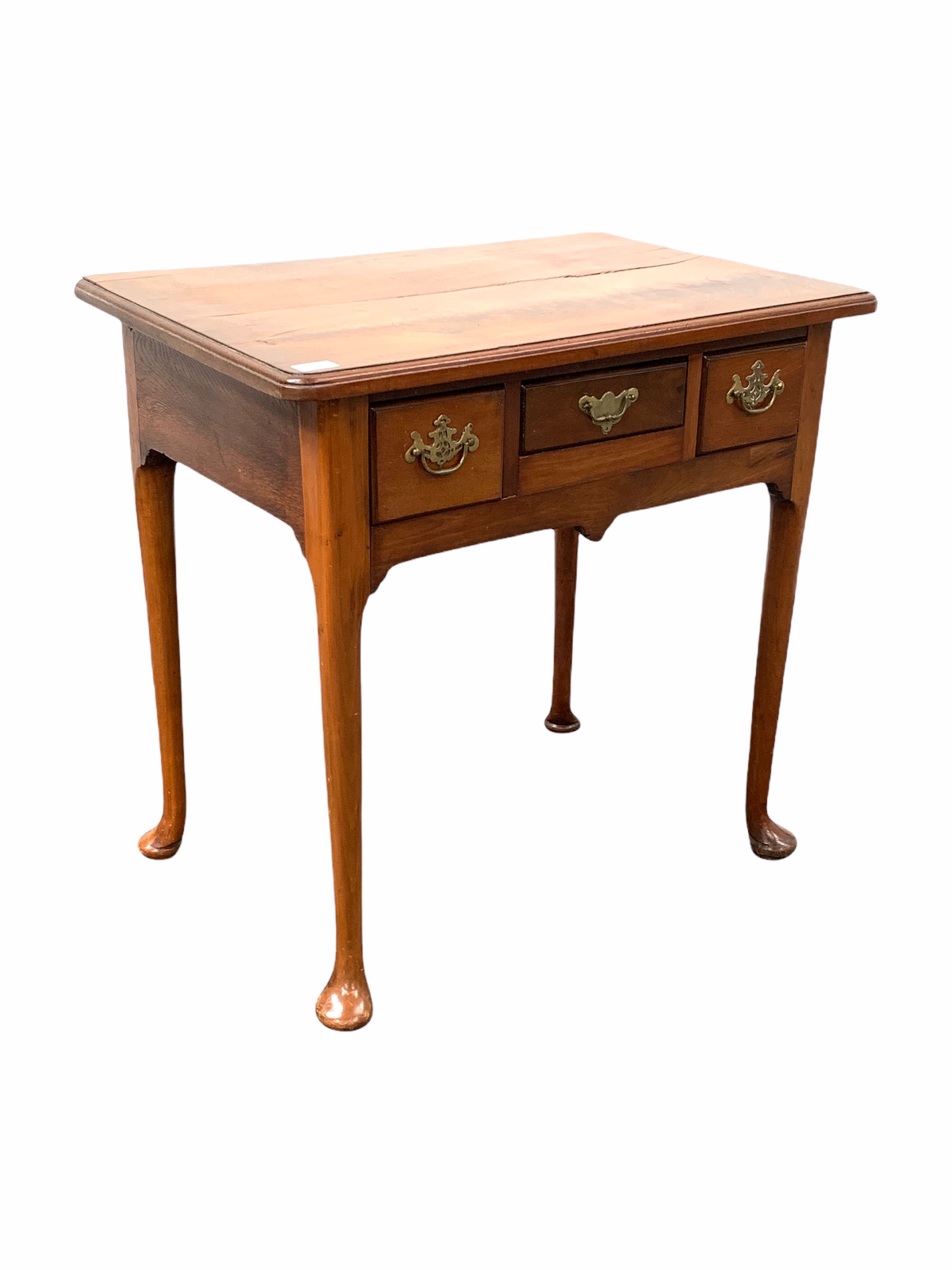 George III mahogany lowboy