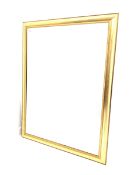 Large gilt framed wall mirror with bevelled plate 107cm x 137cm