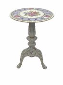 German porcelain occasional table