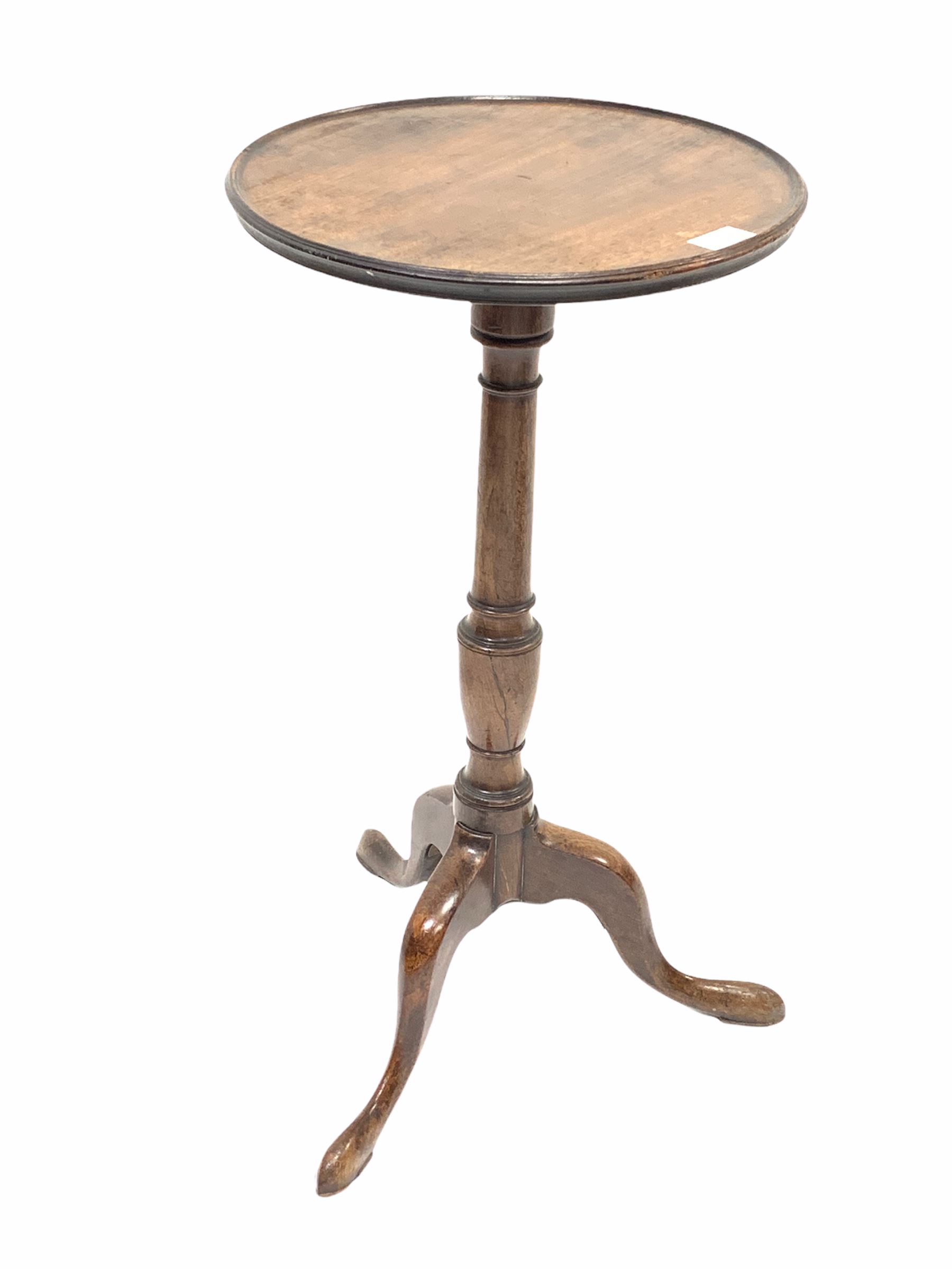 George III mahogany pedestal table