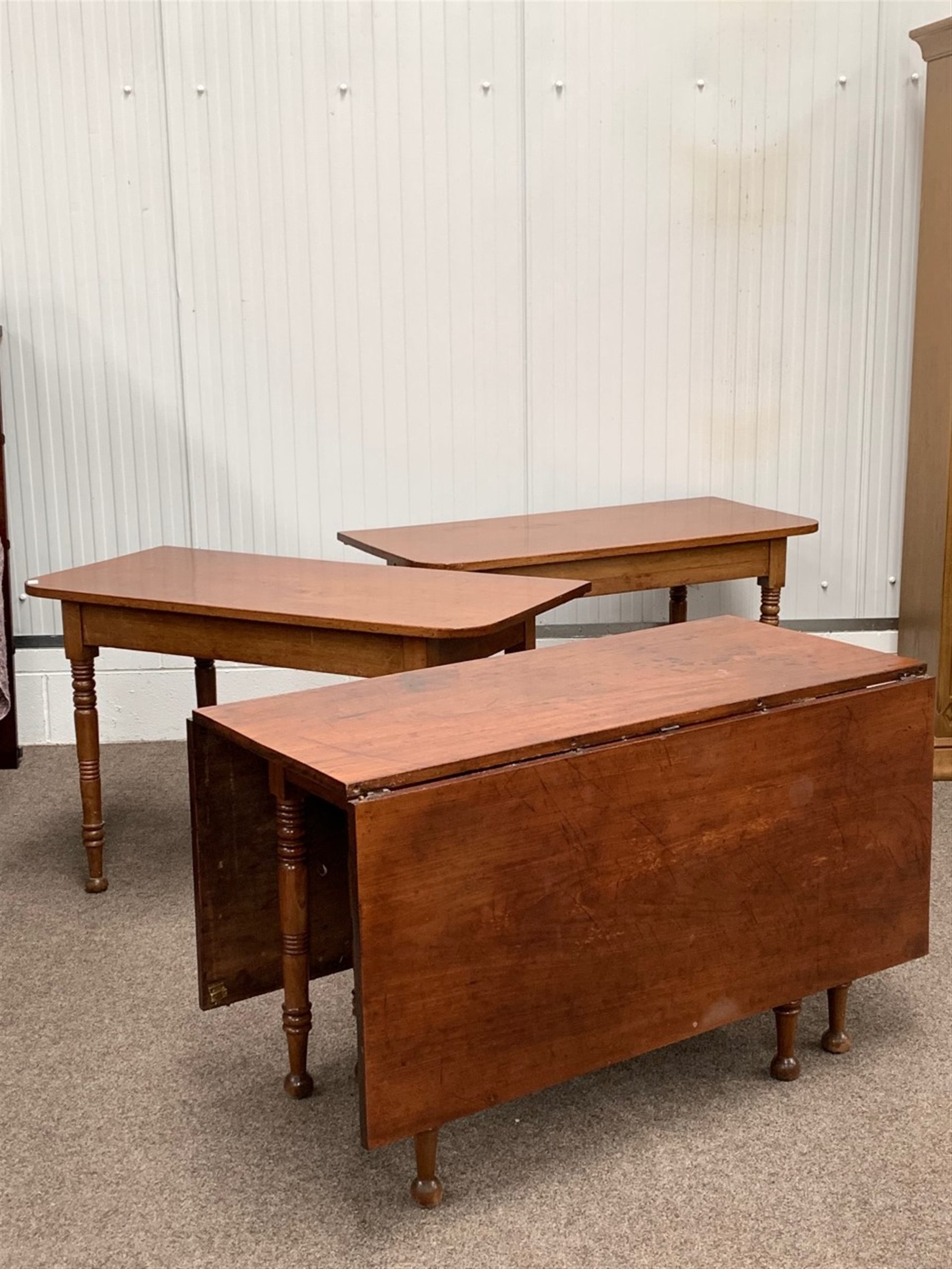 Georgian mahogany dining table - Image 4 of 4