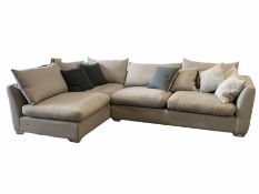 Large contemporary corner sofa