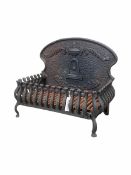 Wrought and cast iron fire grate