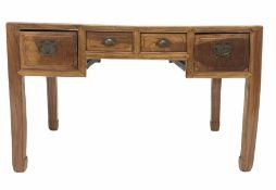 20th century Chinese hardwood side table