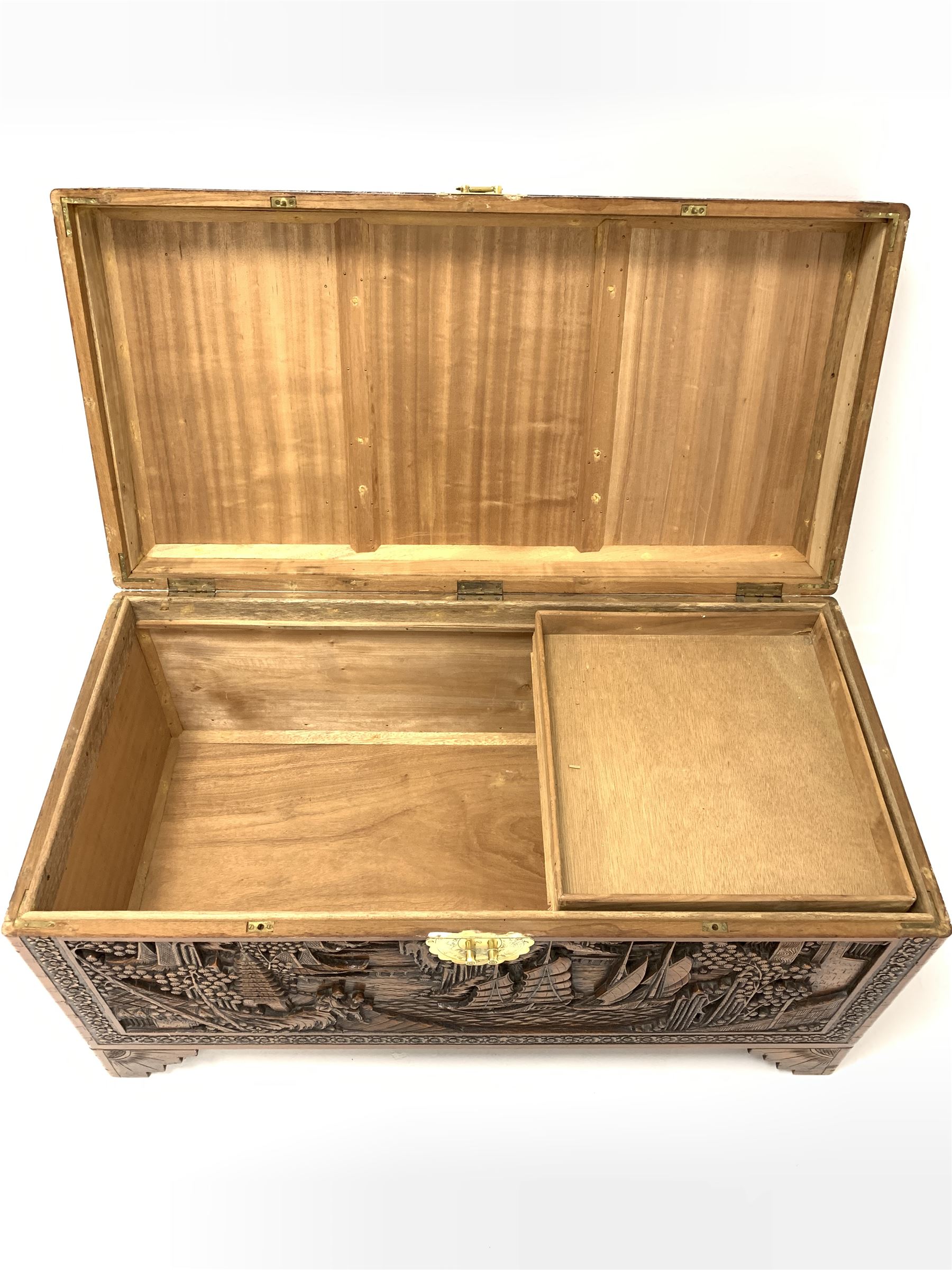 Chinese camphor wood chest - Image 4 of 4