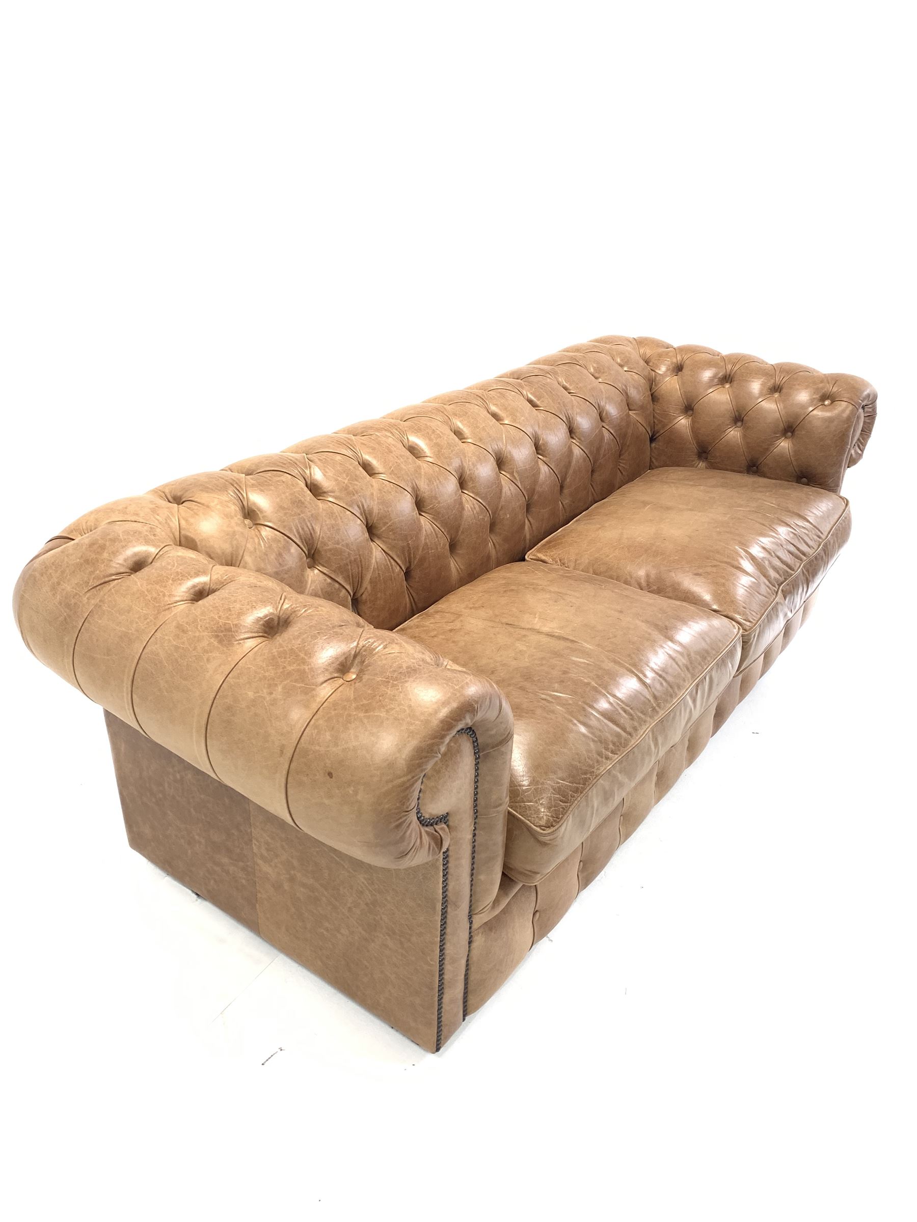 Chesterfield three seat sofa