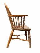 19th century elm and yew Windsor chair