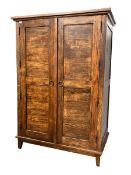 Barker & Stonehouse Santa Fe hardwood double wardrobe