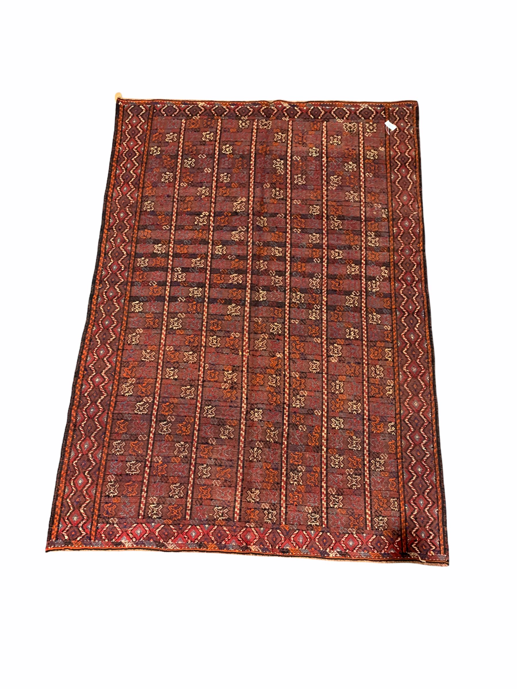 Persian Sumak Kilim flatweave ground rug