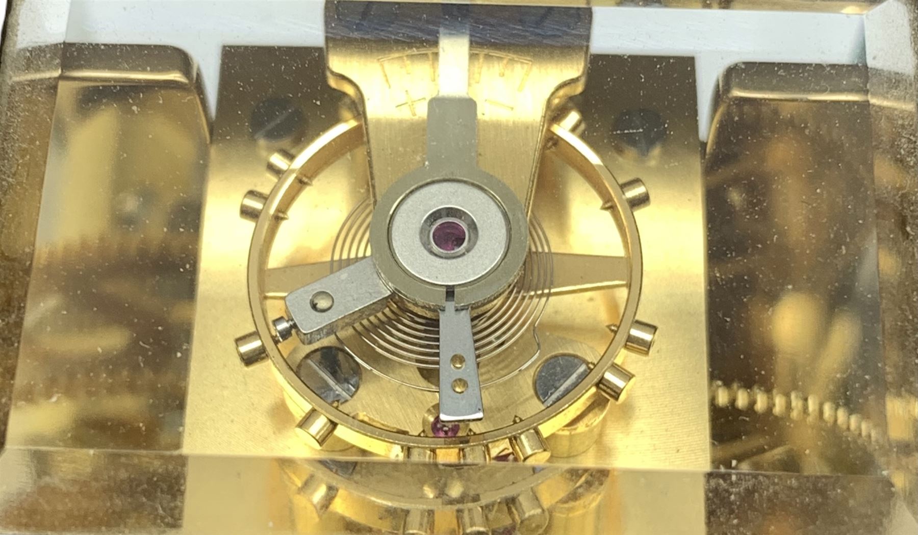 20th century Matthew Norman eight-day timepiece Carriage Clock with a lever platform escapement - Image 4 of 4