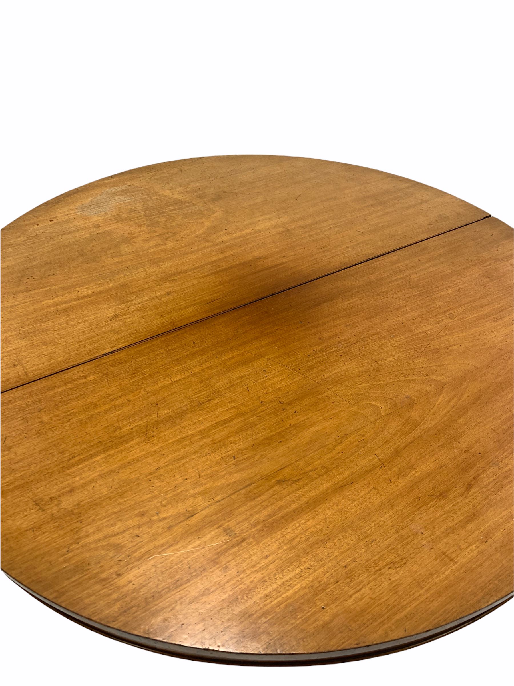 Victorian mahogany circular breakfast table - Image 3 of 3