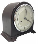 A retro 50's Bakelite cased mantle clock