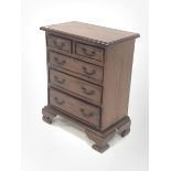 Ancient Mariner - miniature Georgian style mahogany chest