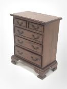 Ancient Mariner - miniature Georgian style mahogany chest