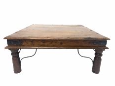 Eastern hardwood square coffee table