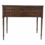 Georgian design mahogany dressing side table