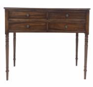 Georgian design mahogany dressing side table