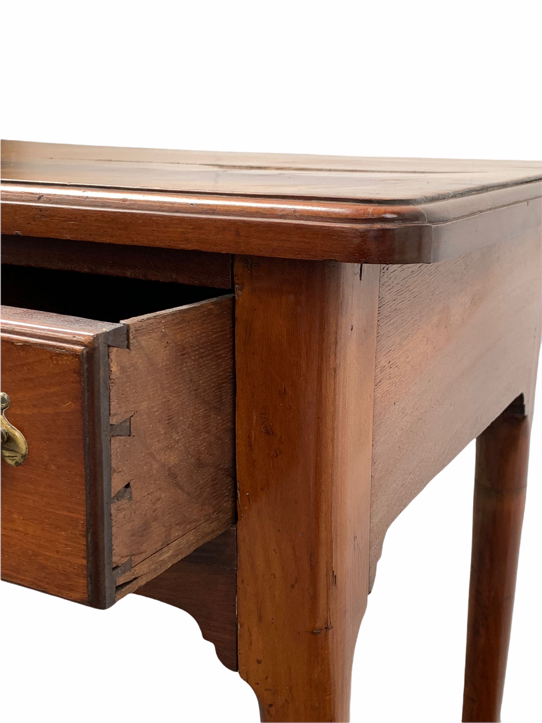 George III mahogany lowboy - Image 3 of 4