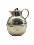 Edwardian silver Guernsey jug with loop handle H14cm Birmingham 1903 8.4oz