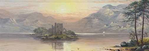 G T Miller (Scottish 19th/20th century): 'Sunrise Loch Monteith'