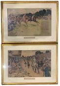 Cecil Aldin (British 1870-1935): 'The Bluemarket Races'