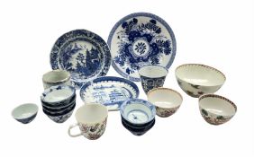 Chinese porcelain to include a Kraak type tea bowl