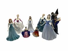 Royal Doulton figures comprising: The Wizard HN2877