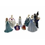 Royal Doulton figures comprising: The Wizard HN2877