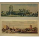 Two framed carriage prints from the LNER post-war series