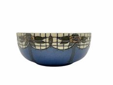 Wood & Sons Trellis pattern bowl designed by Frederick Rhead D21cm