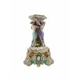 Late 19th century Meissen porcelain centrepiece stand