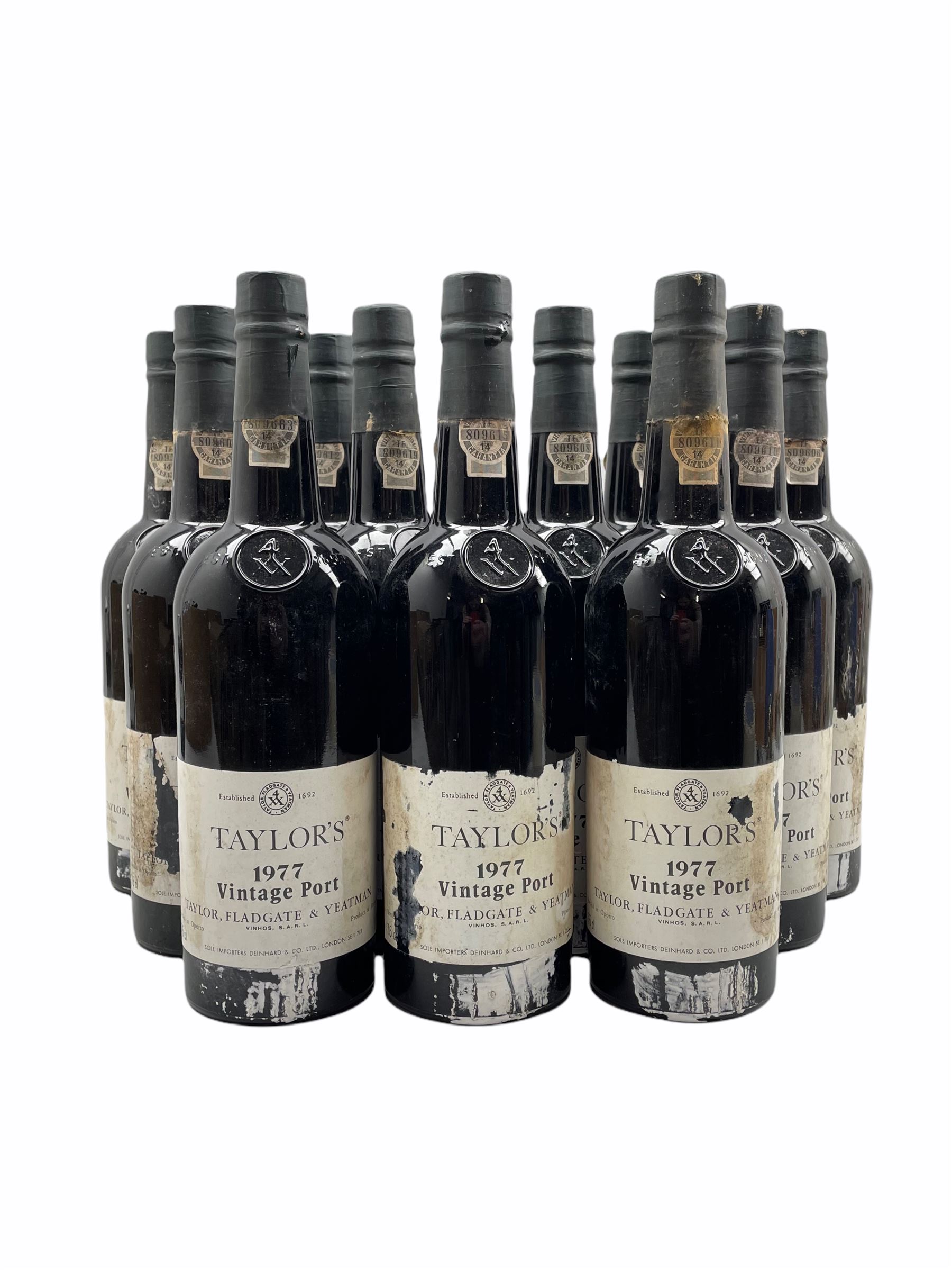 Taylor's vintage port 1977