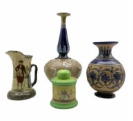 Early 20th century Royal Doulton Dutch scene tobacco jar