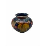 Moorcroft 'Flambe' Leaf and Berries pattern ovoid form vase