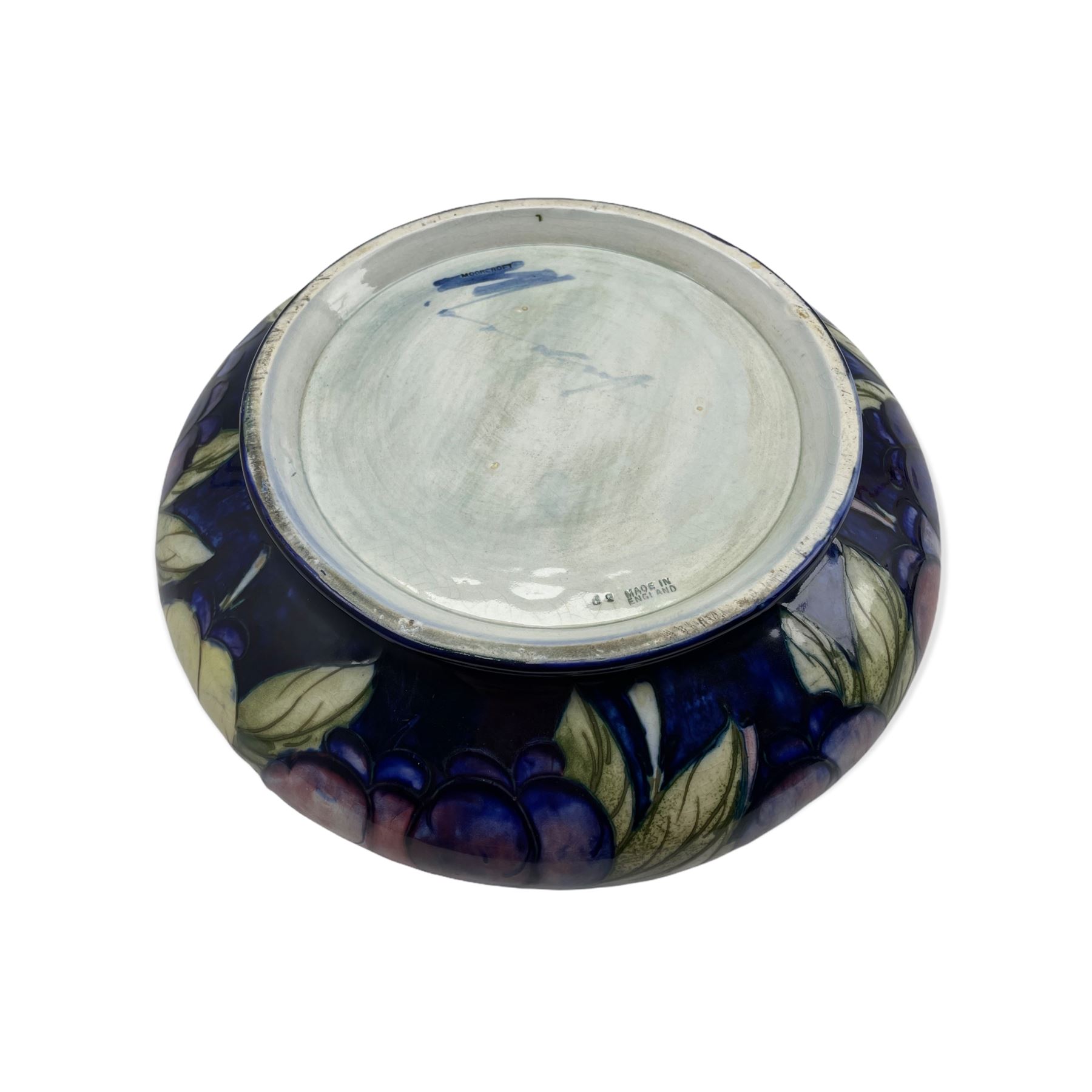 Moorcroft circular bowl decorated with the wisteria and plum pattern - Image 2 of 4