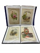 Two albums of Victorian and later sheet music covers relating to flowers to include Sweet Blossom