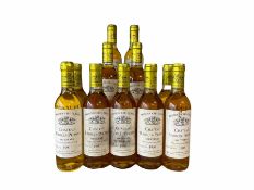 Eleven bottles of Chateau Rabaud-Promis Sauternes