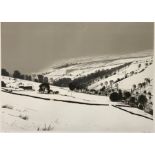 After Peter Brook RBA (British 1927-2009): 'January Pennine Valley'