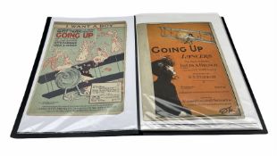 An album of Victorian and later sheet music covers mainly relating to early aircraft including Four