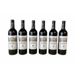 Six bottles of Chateau Leoville-Barton 2000 Saint-Julien