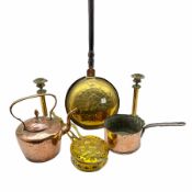 19th century copper kettle