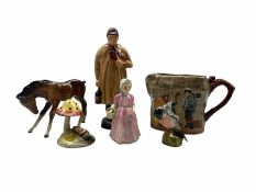 Royal Doulton ceramics comprising 'The Shepherd' HN 1975