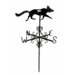 Early 20th century wrought iron weathervane